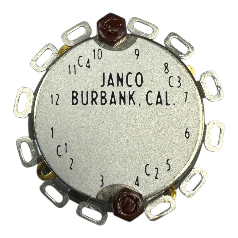 97-2118-2 Janco Burbank Rotary Switch 5930-01-217-0873